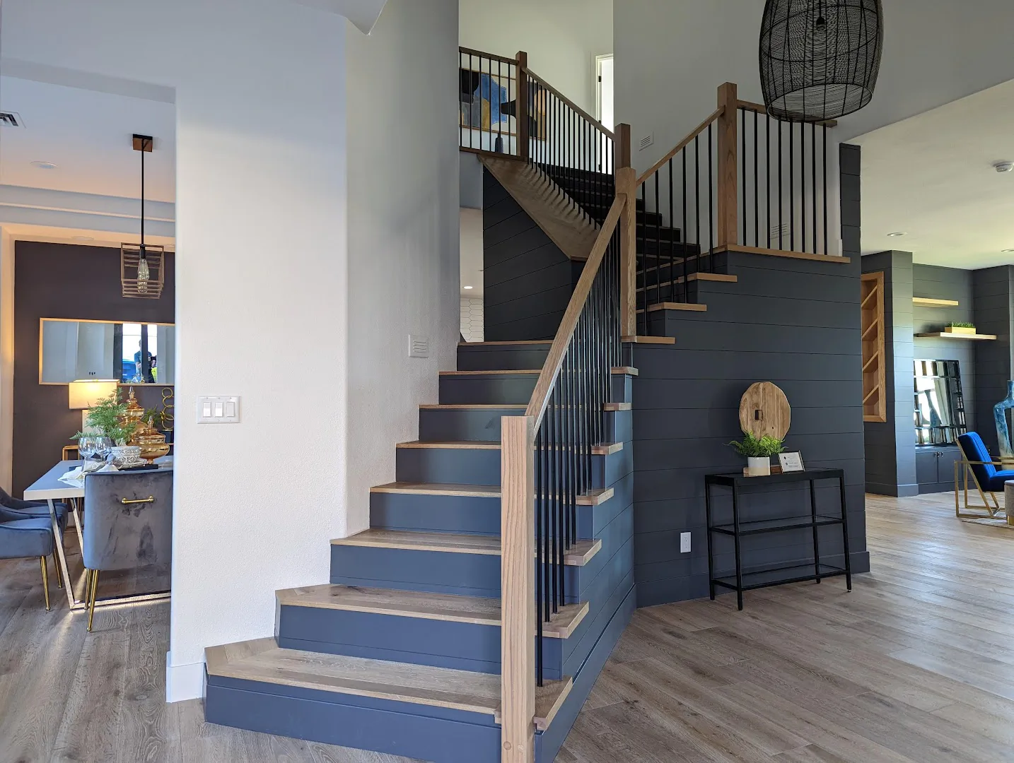 Stylish entryway detail for premier home staging in Las Vegas