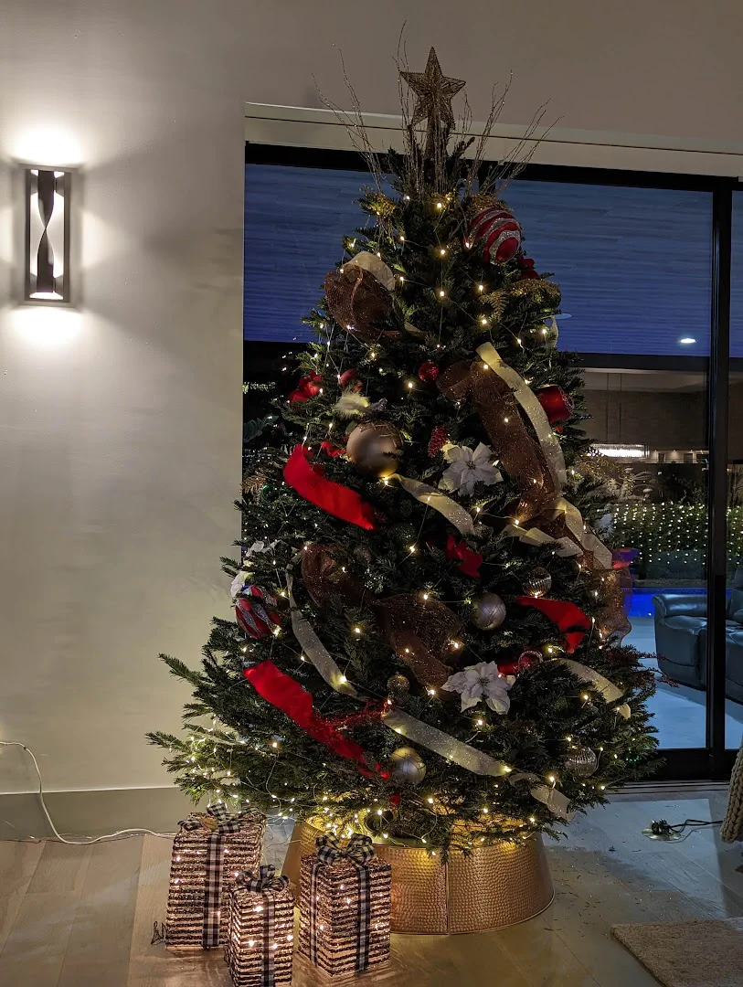 Stylish Christmas decor for seasonal home interior design in Las Vegas
