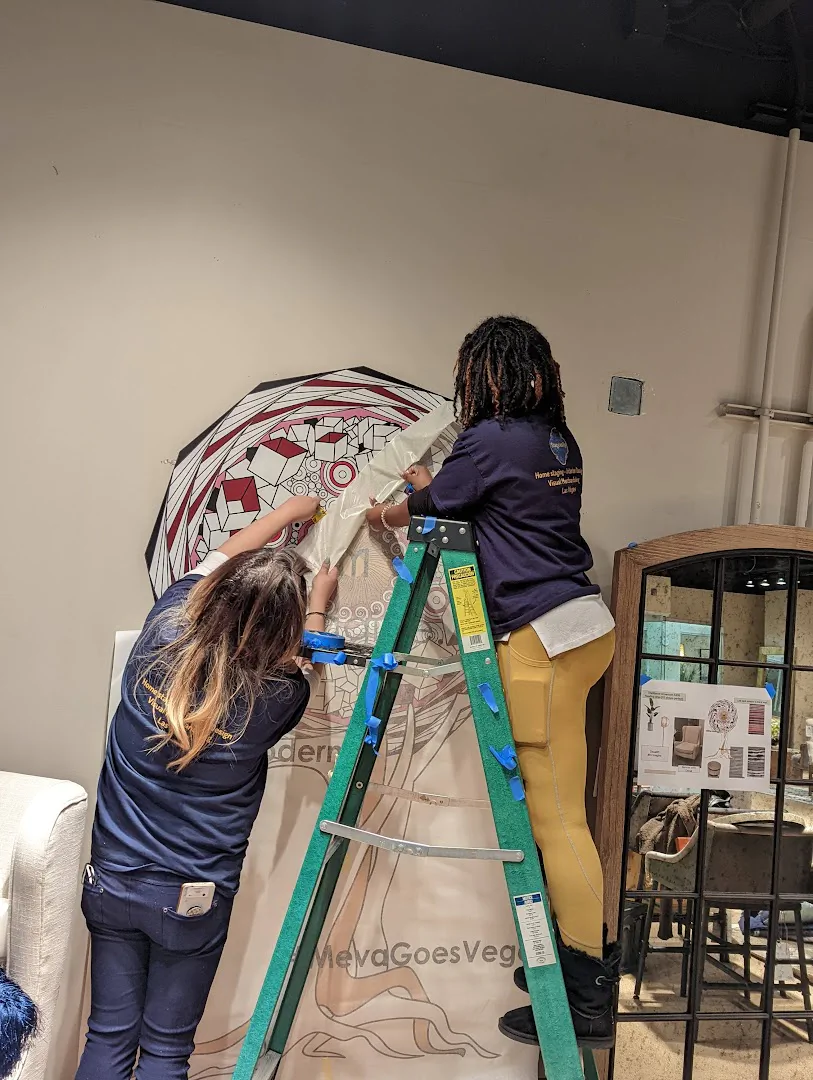 Showroom installation merchandising for tradeshow in Las Vegas